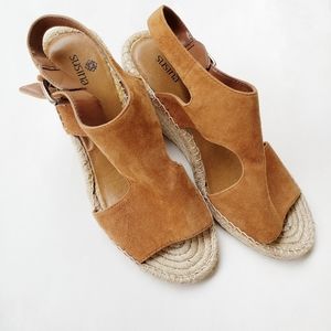 SUSINA Dillon Cutout Espadrille Wedge Sandal